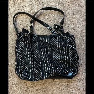 NWT! Nine West Purse. - Black/Silver studs
